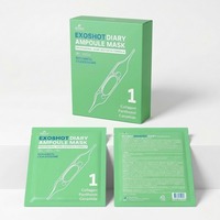 BIAIfekt Masque Ampoule Coréen au Céramide, Panthénol, CICA, Collagène et Exosomes pour le Soutien de la Barrière Cutanée, Hydratant, Apaisant et Éclaircissant