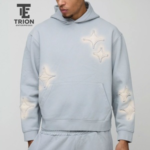 เสื้อฮู้ดดี้ผู้ชายขายดี รุ่นทำสีซีดแบบพิเศษ ผ้าฝ้าย/โพลีเอสเตอร์ เฟรนช์เทอร์รี่ คอฮู้ด สีพื้นเรียบ - Product Image 1