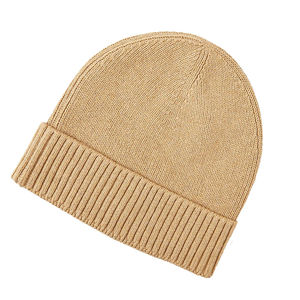 Unisex Solid Color Knit <b>Beanie</b> <b>Hat</b> 100% Acrylic Winter Cap Casual Style for Adults 56-58CM Head Circumference - Product Image 1