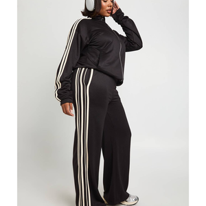 Survêtement de football ample en polyester avec fermeture éclair pour femme, idéal pour l'entraînement et le jogging - Product Image 5