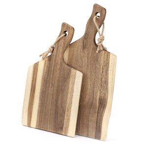 Planche à découper en bois pour charcuterie avec poignée, écologique, passe au lave-vaisselle, épaisseur 1,5 cm, usage domestique - Product Image 2
