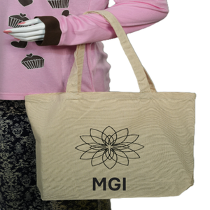 Heavy-Duty Large Custom Embroidery Cotton <b>Canvas</b> Tote <b>Handbag</b> Women Beach Shopping Eco-Friendly Reusable Zipper Closure Fashion - Product Image 1