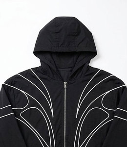 <b>Men's</b> Lightweight Waterproof Windbreaker <b>Jacket</b> Custom Hooded Nylon Outdoor Sports Running <b>Jacket</b> OEM Manufacturer - Product Image 3