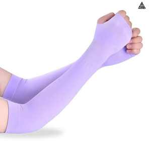 Wholesale High Quality UV Protection <b>Compression</b> Breathable Lightweight Spandex/Polyester Unisex Plus Size Pair Sports <b>Arm</b> - Product Image 3
