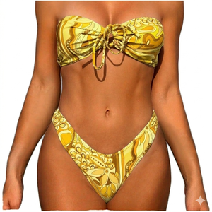 Traje de Baño Bikini Personalizado, Conjunto de Bikinis OEM en Oferta, Traje de Baño para Mujer, Conjunto de Bikinis de Dos Piezas, Servicio OEM - Product Image 1