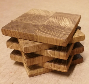 Wood Coaster Heart Shape Wood Decorative Table Accessory Coaster Modern Designer Pieces Wood Coaster - Product Image 6