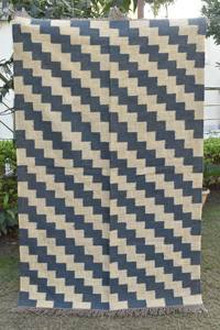 Tapis de salon réversible en jute, tissé à la main, style kilim, pliable, en fibres naturelles, haute qualité, prix de gros - Product Image 5