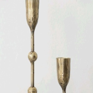 Durable Natural Unique Handmade Solid Gold Polished <b>Brass</b> <b>Candlestick</b> Holder Home Wedding Easter Christmas Party Decoration - Product Image 2