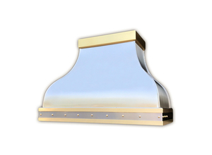 Hotte de cuisine professionnelle en acier inoxydable, décorative, pour restaurant - Product Image 1