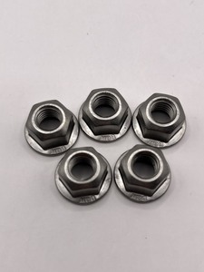Écrou de blocage hexagonal certifié NAS 3350 M5-M12 en acier inoxydable et acier au carbone, anti-vibration et anti-desserrage - Product Image 1