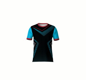 เสื้อกีฬาโพลีเอสเตอร์แห้งเร็วพิมพ์ลายโลโก้ตามสั่ง - Product Image 1