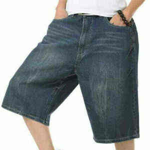 Shorts en jean pour hommes à faible MOQ, designs élégants, grandes tailles, pour l'été, longueur genou - Product Image 1