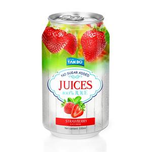 Boisson Tropi Juice 330ml en canette aluminium, 100% purée de fruits, faible en gras, stérilisée, saveurs de goyave, mangue et pastèque fraîchement pressées - Product Image 3