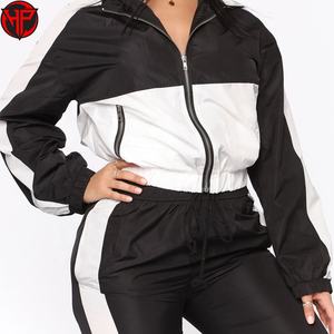 Vente en gros de survêtements coupe-vent pour femmes, fabrication OEM sur mesure, haute qualité, logo personnalisé - Product Image 3