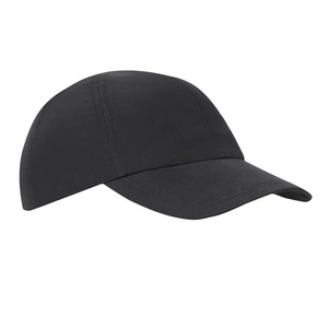 Unisex Black 6-Panel Baseball Cap Adjustable Fitted Solid Cotton Casual <b>Hat</b> for Adults Four Seasons Wear - Product Image 3
