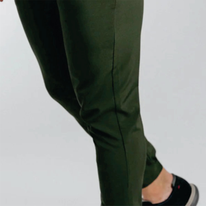 Pantalones Casuales para Hombre con Bolsillos Laterales, Cintura Media, Cierre de Botones, Frente Plano, Corte Veraniego - Product Image 2
