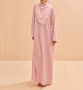 Beautiful Dubai <b>Kaftan</b> Abaya Handmade Turkish Floor Length Long Sleeve Soft Breathable Fabric Loose Fit Casual Party Wear - Product Image 3