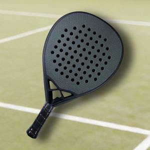 Fábrica de Raquetas de Pádel de Fibra de Carbono Personalizadas, OEM ODM, 12K 18K 24K, Raqueta de Fibra de Carbono y Titanio, Fabricante Profesional, Venta al Por Mayor - Product Image 3