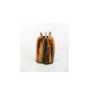 Porte-stylo carré en bois de luxe pour bureau, avec logo personnalisé de très haute qualité, cadeau d'affaires, fabrication et fournisseur en gros. - Product Image 3