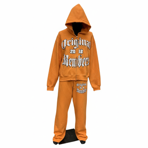 Chándal con cremallera para hombre, el más demandado, con tu propio logo, estampado en serigrafía, fabricado en fábrica, precio económico, disponible en muchos colores, de gran calidad. - Product Image 1