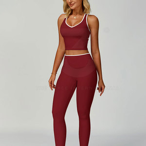 Conjunto de Yoga para Mujer, Transpirable, con Estampado Personalizado, Elástico, Ropa Deportiva para Yoga, Gimnasio, Entrenamiento y Uso Diario - Product Image 5