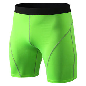 <b>Mens</b> Sports <b>Compression</b> <b>Shorts</b> Custom Logo Solid Mid Flexible Gym Training <b>Shorts</b> for Weightlifting Running Activewear - Product Image 3