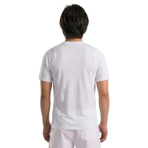 Mens White Solid Casual Performance Mesh Athletic T-<b>Shirt</b> Breathable Quick Dry Gym Running Training Fitness Activewear Custom - Product Image 5