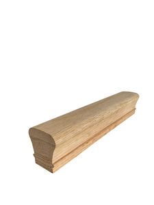 EFS 6010 Traditional Wood Stair Handrail 2-3/8 Inch Height <b>Wall</b> Mounted Paintable Stair Railing for Staircases - Product Image 5