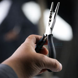 Pince à extensions capillaires professionnelle durable pour l'installation, le retrait et le serrage de nano et micro anneaux – Équipement de salon - Product Image 6