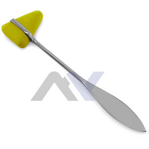 Martillo de Percusión Neurologica Taylor con Cabeza Amarilla Ergonómico para Diagnóstico Básico - Product Image 1