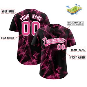 Men's Custom Baseball Shirt Sleeved Digital Printed Embroidered Logo Baseball Uniform Comfortable Sports Baseball Jerseys - Product Image 3
