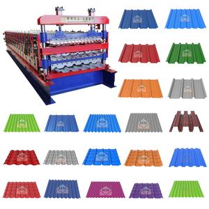 ماكينة تشكيل لفائف الأسقف من الفولاذ الملون ثلاثة طبقات من Liming، ماكينة تشكيل لفائف وصنع الألواح المعدنية الحديدية - Product Image 1