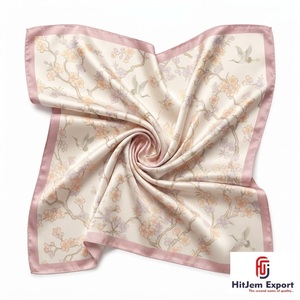 Écharpe en satin imprimée en gros, fournisseur de services de mode OEM ODM, Nigéria, Ghana, Kenya, Congo, Sénégal, Tanzanie, privé - Product Image 3