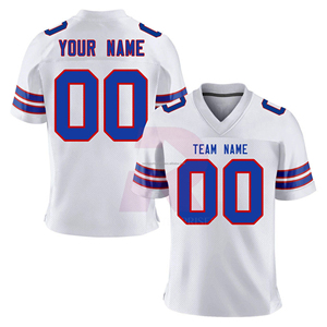Vente en gros – Nouveauté 2026 – Maillots de football américain unisexes grande taille en polyester respirant de haute qualité – Personnalisables pour l'été - Product Image 2