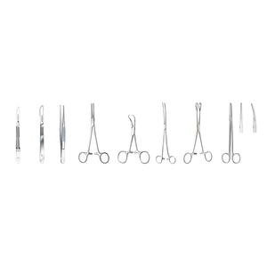 Ensemble chirurgical majeur, ensemble d'instruments chirurgicaux généraux professionnels avec acier inoxydable de haute précision, réutilisable, autoclavable - Product Image 5