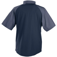 Veste d'hiver unisexe de haute qualité en polyester tissé enduit, légère, respirante, imperméable, style baseball, avec demi-fermeture éclair et col montant, décontractée sur le devant