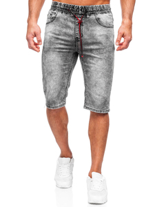 Pantalones Cortos de Mezclilla para Hombre de Alta Calidad, Diseño Moderno, Color Sólido, Cómodos, Diseño Personalizado e Impresión DTG - Product Image 2