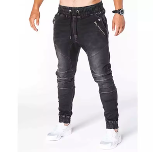Proveedor de Marcas Internacionales - Jeans Personalizados con Parches y Costuras, Jeans Ajustados y Desgastados para Hombre - Product Image 4