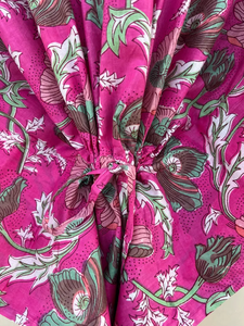 Vestido Kaftán Informal de Verano con Estampado Floral Tropical, sin Mangas, de Algodón, para Mujer, Playa, Islas del Pacífico Asiático - Product Image 3