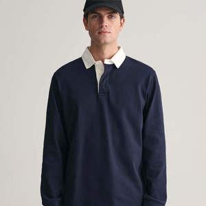 Polo de rugby rayé décontracté pour homme - Doux, durable et idéal pour le quotidien, les tenues sportives et décontractées - Chemises de rugby OEM - Product Image 1