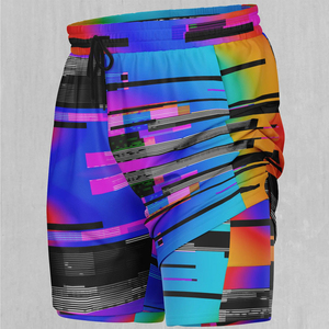 Shorts décontractés pour hommes de haute qualité 100% polyester, impression de logo personnalisée, motif uni, respirant, séchage rapide - Product Image 6