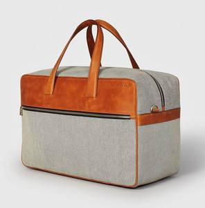 New Arrival Luxury leather Duffle Bag Adjustable <b>Strap</b> Zipper Closure Large Capacity Multi-Function for Travel Daily - Product Image 1