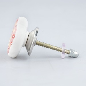 Boutons et poignées en céramique en forme de cœur, modernes et élégants, pour armoires, commodes, penderies, tiroirs, meubles de chambre, cuisine et salon - Product Image 3