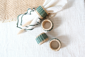 Natural Rattan Round Woven Napkin Rings Easter Napkin Rings Boho Napkins Holder for Elegant <b>Table</b> Decoration Wedding Decor - Product Image 6