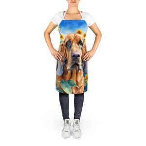Bloodhound Sunflowers Unisex Large Multicolor Kitchen <b>Apron</b> for <b>Cooking</b> Baking Crafts Gardening-Adult Women and <b>Men</b> - Product Image 2