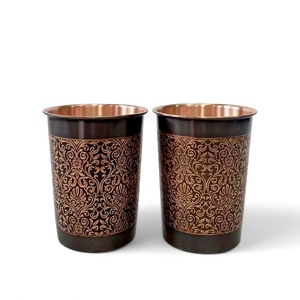 Verre en cuivre : bienfaits pour la santé, verre en cuivre ayurvédique, boire de l'eau dans un verre en cuivre, avantages des récipients en cuivre - Product Image 1