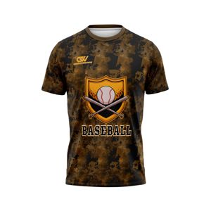 OEM Custom Team Name Number Crew Neck Sport League Jersey Short Sleeve Sublimated Moisture Wicking Polyester Baseball Uniform - Product Image 1