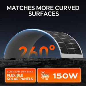 Panneaux solaires flexibles <span class=keywords><strong>150W</strong></span> <span class=keywords><strong>Panneau</strong></span> <span class=keywords><strong>solaire</strong></span> monocristallin étanche <span class=keywords><strong>Camping</strong></span> RV Home Charge 12V <span class=keywords><strong>pour</strong></span> la maison RV Yacht Boat <span class=keywords><strong>Car</strong></span> - Product Image 2