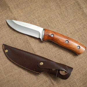 <b>Leather</b> Knife Sheath Custom Fit Outdoor <b>Tool</b> Holder With <b>Belt</b> Attachment For Daily Carry - Product Image 1