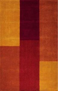Alfombra de Lana Tufted Hecha a Mano de Primera Calidad, Antideslizante, de Pelo Medio, Diseño Geométrico Abstracto Moderno, Alfombra Suave y Lujosa para Sala de Estar - Product Image 5